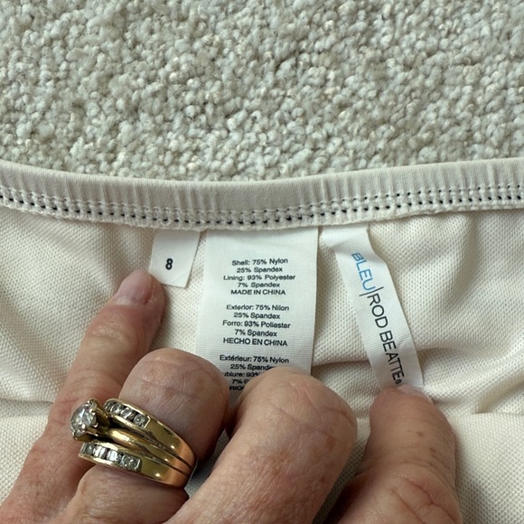 Bleu Rod Beattie White Halter Top and Bottom Bikini - Picture 4 of 8